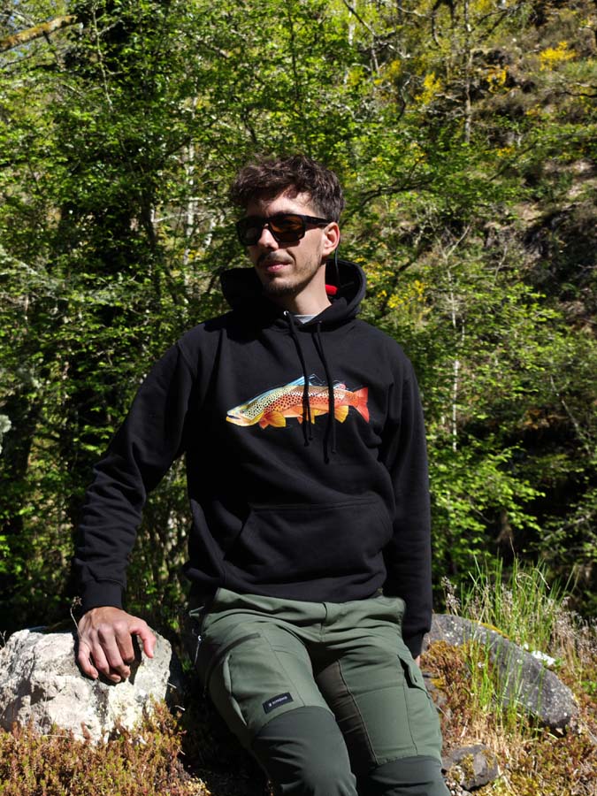 Sweat Salmo Trutta Noir – Image 4